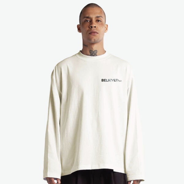 'A Quick Buck' Heavyweight Oversized Longsleeve Tee Thumbnail